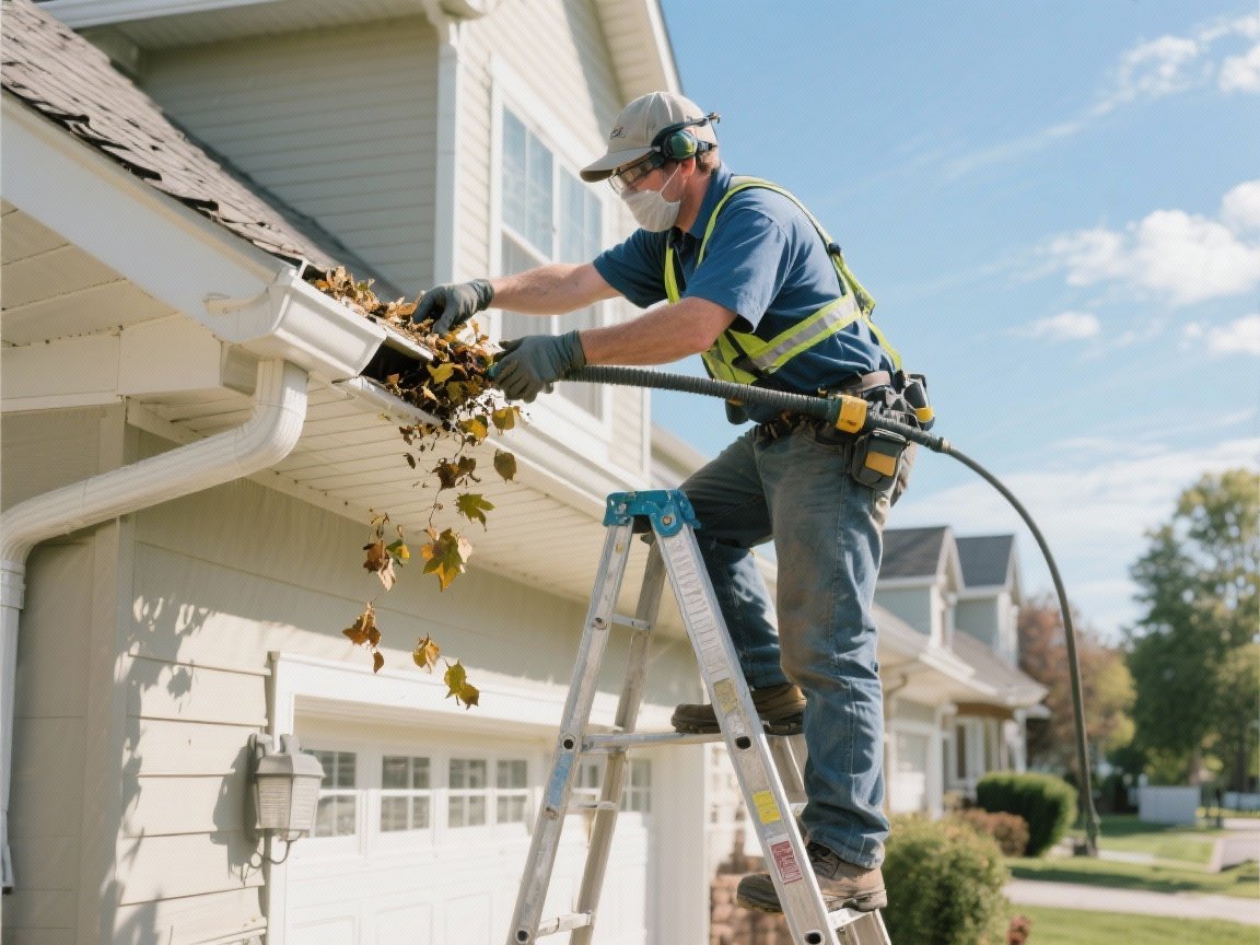 Professional window and gutter cleaning service in Fergus Ontario